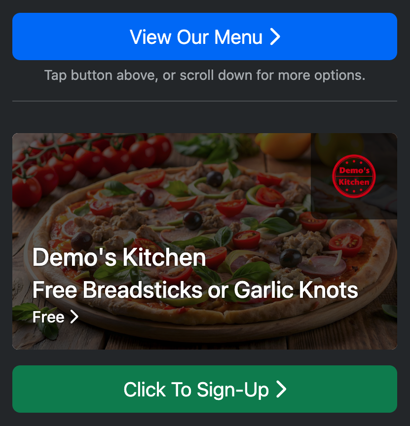 Scanning a QR Code On Your PDF Flyers Will Load The Splash Page