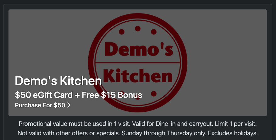 eGift Cards
